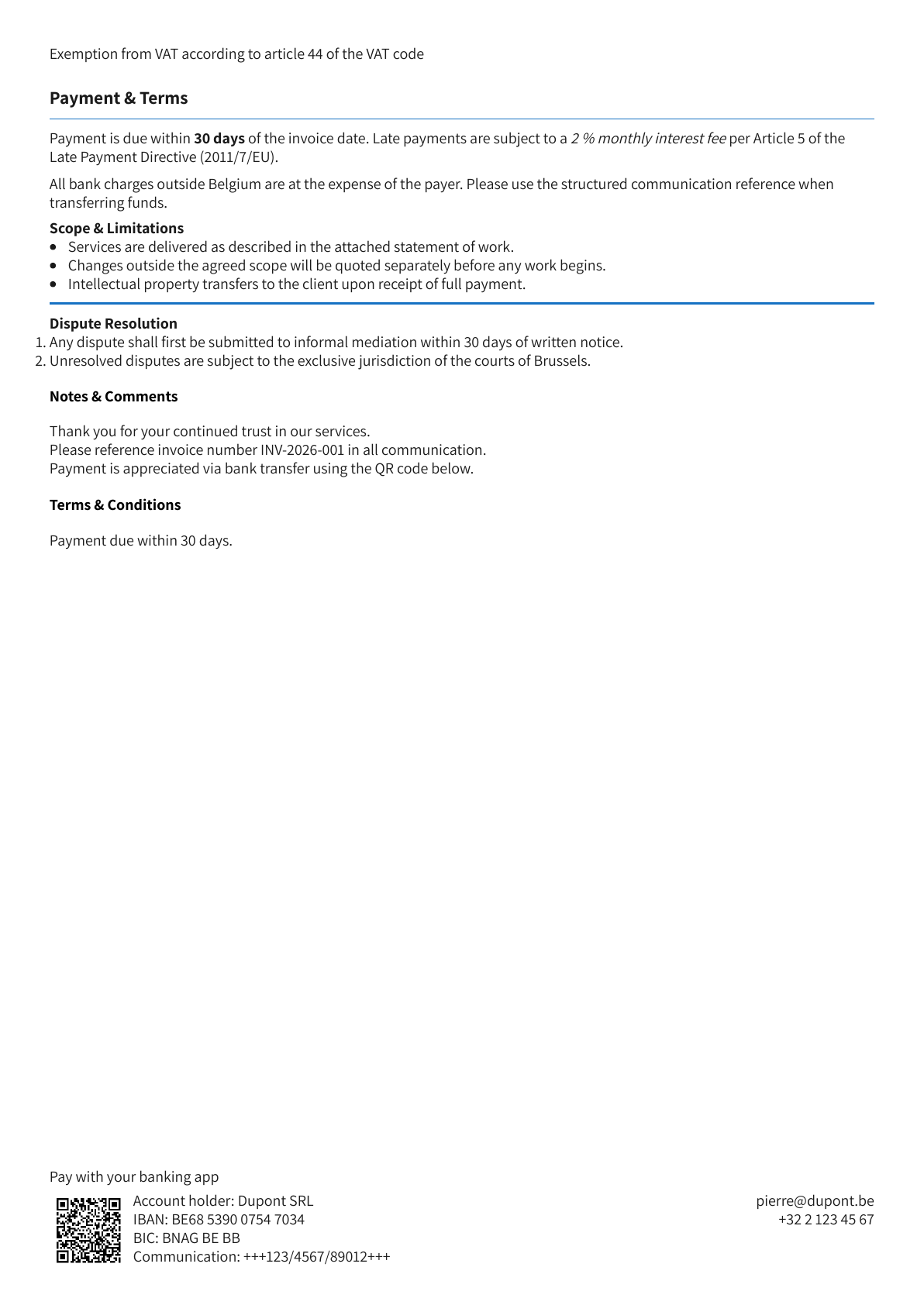 Custom text / content section (BE) v2 page 3